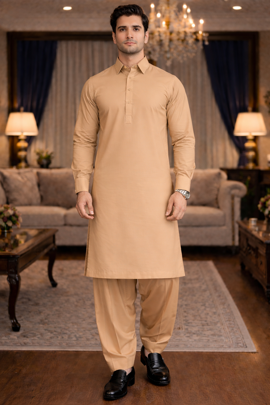 Varzun - Tan Signature Collection Kameez Shalwar